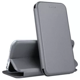   Husa protectie Xiaomi 15, Prestige Book, inchidere magnetica, argintiu