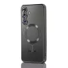 Husa Samsung Galaxy S23, Electroplating Magsafe TPU, protectie camera, margini negre
