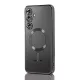 Husa Samsung Galaxy S23, Electroplating Magsafe TPU, protectie camera, margini negre