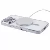 Husa Apple iPhone 13 Pro, Magsafe Electroplating TPU, protectie camera, margini argintii