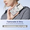 Husa Samsung Galaxy S24, Electroplating Magsafe TPU, protectie camera, margini rosii