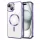 Husa Apple iPhone 16 Pro, Magsafe Electroplating TPU, protectie camera, margini mov