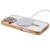Husa Apple iPhone 16 Pro, Magsafe Electroplating TPU, protectie camera, margini aurii