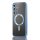 Husa Samsung Galaxy A15 5G, Electroplating Magsafe TPU, protectie camera, albastra