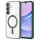 Husa Samsung Galaxy A35 5G, Electroplating Magsafe TPU, protectie camera, margini verzi
