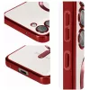 Husa Samsung Galaxy A35 5G, Electroplating Magsafe TPU, protectie camera, margini rosii