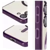 Husa Samsung Galaxy A55 5G, Electroplating Magsafe TPU, protectie camera, margini mov