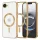Husa Apple iPhone 16e, Magsafe Electroplating TPU, protectie camera, margini aurii