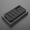 Husa Samsung Galaxy S24, Wave Silicone, protectie camera, catifea in interior, navy blue