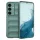 Husa Samsung Galaxy A34, Wave Silicone, protectie camera, catifea in interior, deep green