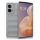 Husa Motorola Moto G85, Wave Silicone, protectie camera, catifea in interior, smoke gray