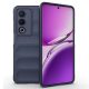 Husa Oppo A80, Wave Silicone, protectie camera, catifea in interior, navy blue