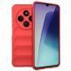 Husa Xiaomi Redmi 14C, Wave Silicone, protectie camera, catifea in interior, pure red