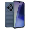 Husa Xiaomi Redmi 14C, Wave Silicone, protectie camera, catifea in interior, navy blue