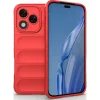 Husa Honor 400 Lite, Wave Silicone, protectie camera, catifea in interior, pure red