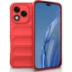 Husa Honor 400 Lite, Wave Silicone, protectie camera, catifea in interior, pure red