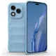 Husa Honor 400 Lite, Wave Silicone, protectie camera, catifea in interior, baby blue