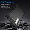 Husa Samsung Galaxy A55, Carbon Stripe, 2 mm, neagra