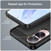 Husa protectie Honor 90 5G, Carbon Stripe, 2 mm, neagra