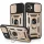 Husa Apple iPhone 15, Camshield Armor, inel sustinere, protectie camera, aurie