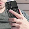 Husa Apple iPhone 15, Camshield Armor, inel sustinere, protectie camera, aurie