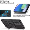 Husa Samsung Galaxy A55, Camshield Armor, inel sustinere, protectie camera, neagra
