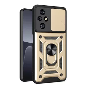   Husa Honor 200 Lite, Camshield Armor, inel sustinere, protectie camera, aurie