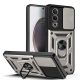 Husa protectie Oppo A80 5G, Camshield Armor, inel sustinere, protectie camera, argintie