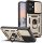 Husa protectie Oppo A80 5G, Camshield Armor, inel sustinere, protectie camera, aurie