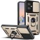 Husa protectie Oppo A80 5G, Camshield Armor, inel sustinere, protectie camera, aurie