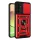 Husa Samsung Galaxy A06, Camshield Armor, inel sustinere, protectie camera, rosie