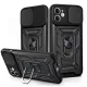 Husa Xiaomi Redmi Note 14 Pro 4G, Camshield Armor, inel sustinere, protectie camera, negru