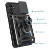 Husa Xiaomi Redmi Note 14 4G, Camshield Armor, inel sustinere, protectie camera, rosie
