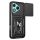 Husa protectie Honor 400 Lite, Camshield Armor, inel sustinere, protectie camera, neagra