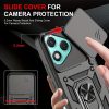 Husa protectie Honor 400 Lite, Camshield Armor, inel sustinere, protectie camera, argintie