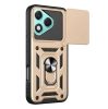 Husa protectie Honor 400 Lite, Camshield Armor, inel sustinere, protectie camera, aurie