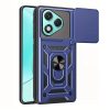 Husa protectie Honor 400 Lite, Camshield Armor, inel sustinere, protectie camera, albastra
