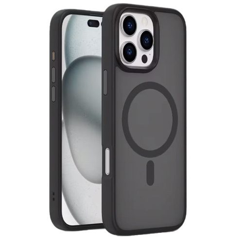 Husa Apple iPhone 16 Pro Max, MagCase, Matte, Gray/Black