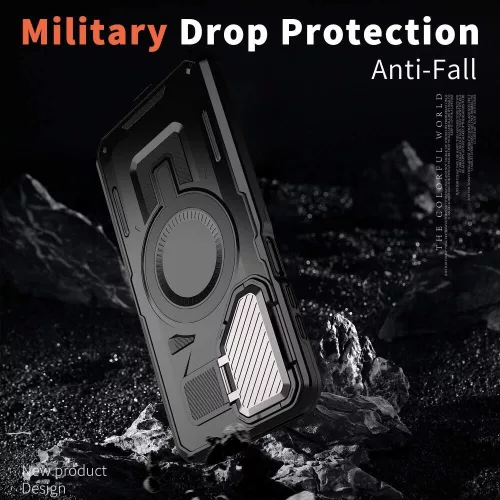 Husa Samsung Galaxy A16, Armor MagCase, CamBracket, neagra