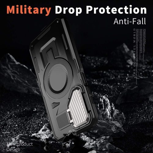 Husa Samsung Galaxy A36, Armor MagCase, CamBracket, neagra