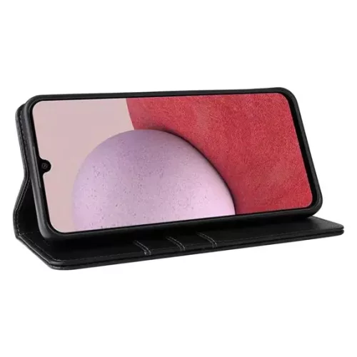 Husa Samsung Galaxy A17, Elegant Book Case, inchidere magnetica, neagra