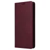 Husa Samsung Galaxy A17, Elegant Book Case, inchidere magnetica, rosu burgundy