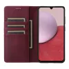 Husa Samsung Galaxy A17, Elegant Book Case, inchidere magnetica, rosu burgundy