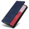 Husa Samsung Galaxy A17, Elegant Book Case, inchidere magnetica, albastra