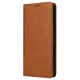 Husa Samsung Galaxy A17, Elegant Book Case, inchidere magnetica, maro
