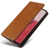 Husa Samsung Galaxy A17, Elegant Book Case, inchidere magnetica, maro