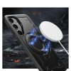 Husa Samsung Galaxy A14, Hybrid Armor MagRing, inel rotativ, rosie