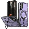 Husa Samsung Galaxy S25 / S24, Hybrid Armor MagRing, inel rotativ, mov