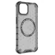 Husa protectie iPhone 13 Pro, Honeycomb Magsafe, colturi ranforsate, gri