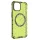 Husa protectie iPhone 11, Honeycomb Magsafe, colturi ranforsate, verde